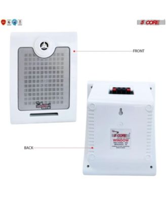 5Core Outdoor Speakers Stereo In Wall 500W Peak Passive Home Audio System