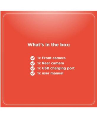 4K Dash Camera MicroSD Memory Slot with Dual Lens With G Sensor For Impact Recording and Night Vision (1 Front and 1 Rear Camera) 1606037