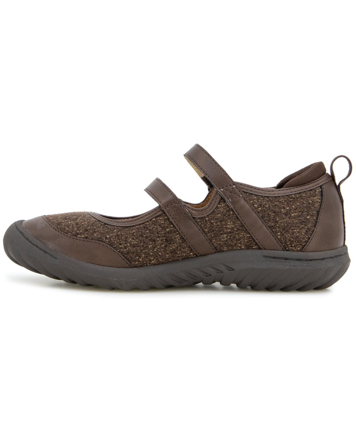 Jbu Women's Nina Slip On Mary-jane Flats In Brown