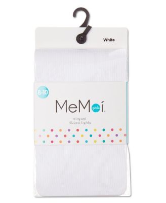 Girls Elegant Ribbed Nylon Tights