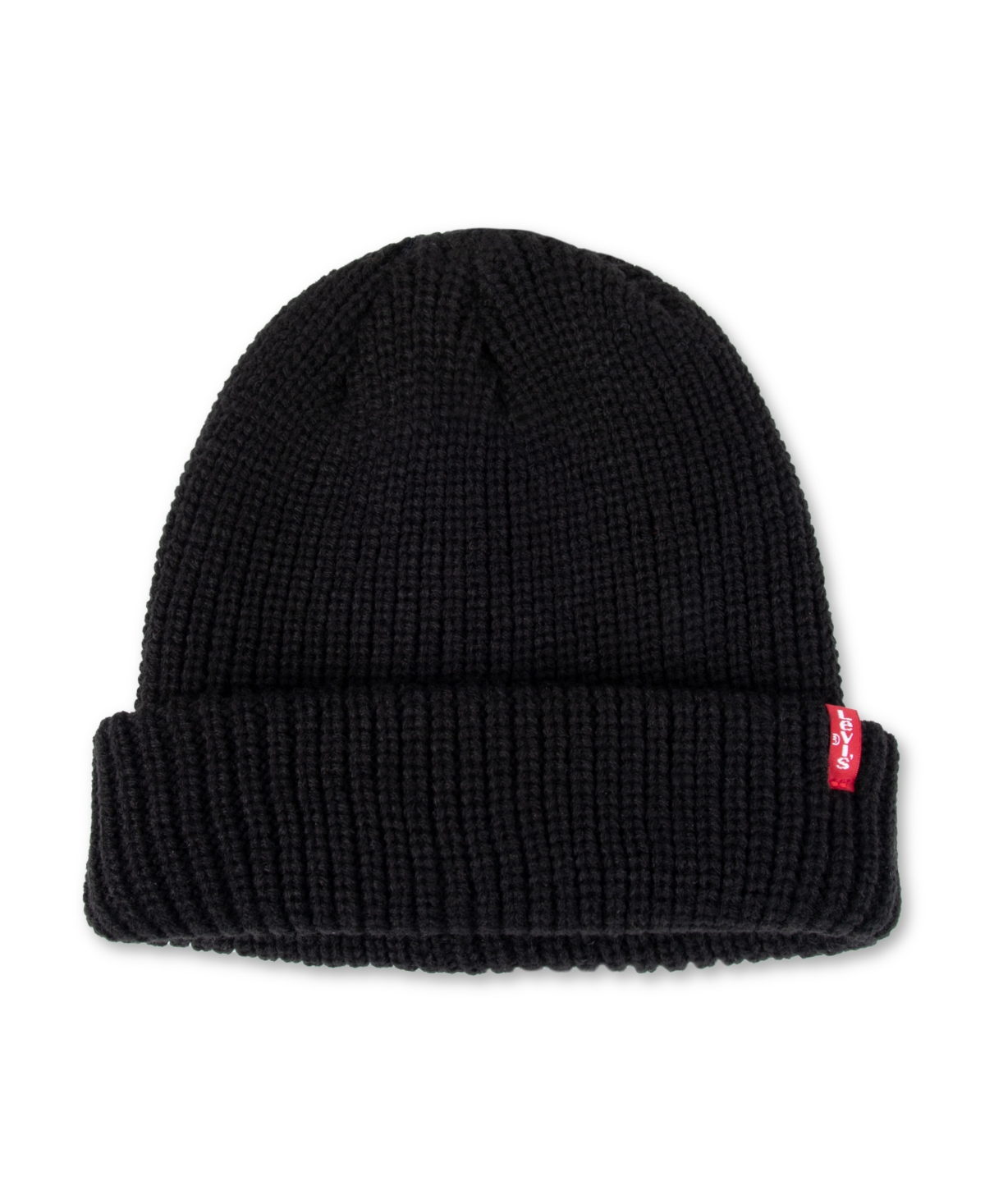 Levi's Men's Crop Roller Beanie Hat In Black