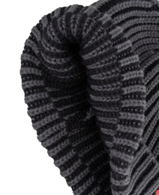 Men's Plated Ribbed Beanie