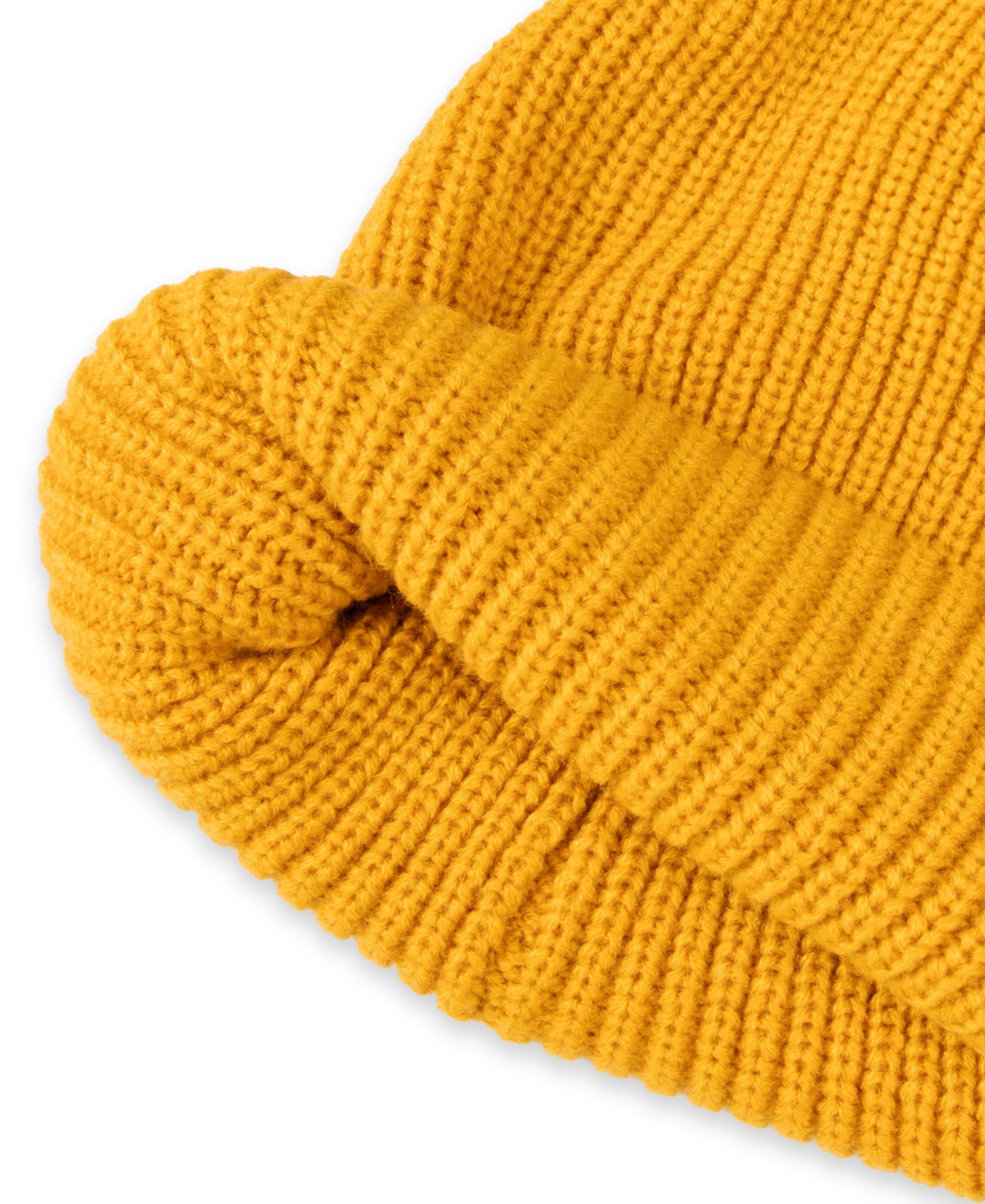 Levi's Men's Crop Roller Beanie Hat In Yellow