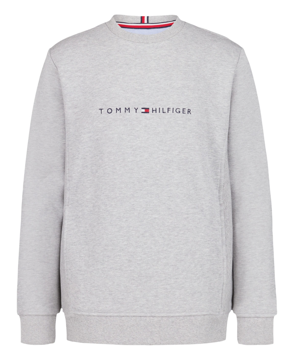 Tommy Hilfiger Kids' Boys 2t-7 Crewneck Sweatshirt In Gray