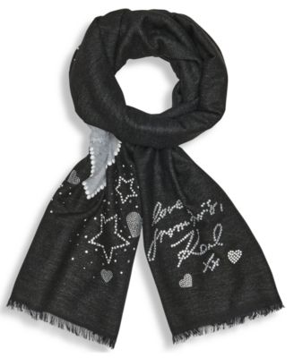 Women's Love Karl Blanket Scarf
