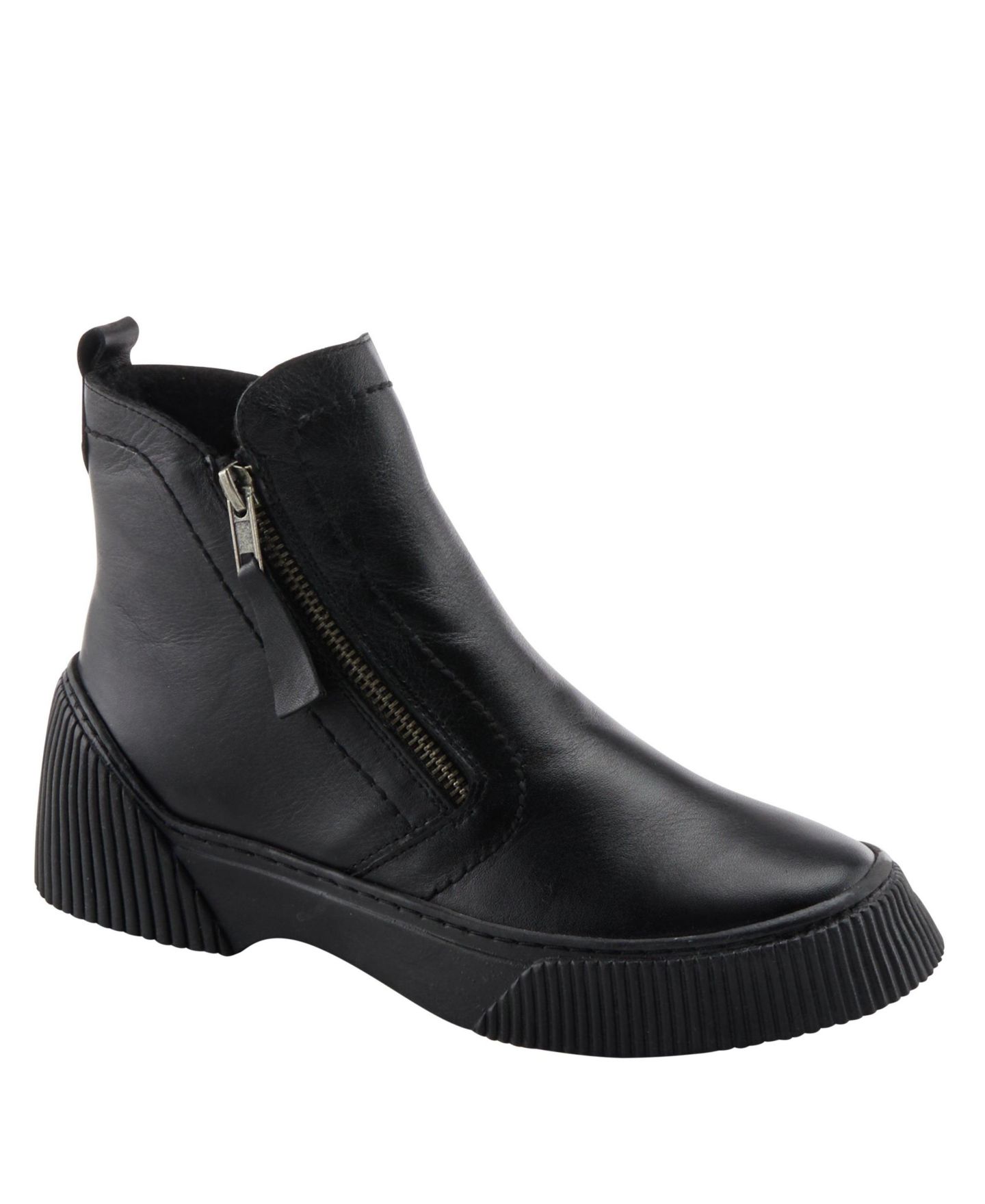 Женские ботинки Spring Step Kelko Booties with Side Zipper, цвет: Чёрный — фото 1