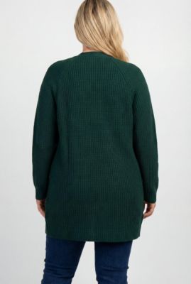 Women's Within Button-Front Shaker Cardigan Sweater