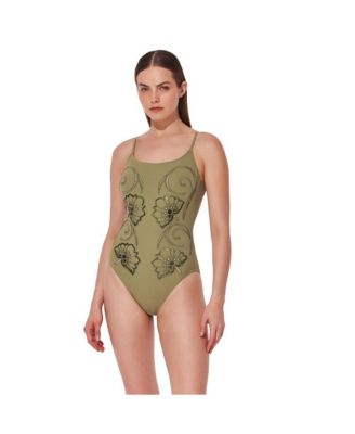 Womens Hokkaido Underwire Scoop Neck One Piece