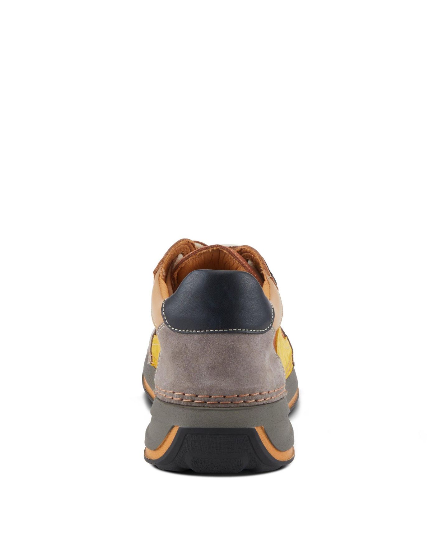 Женские кроссовки Spring Step Booker Fashion Sneaker with Leather Upper, цвет: Верблюжий разноцветный замшевый — фото 4