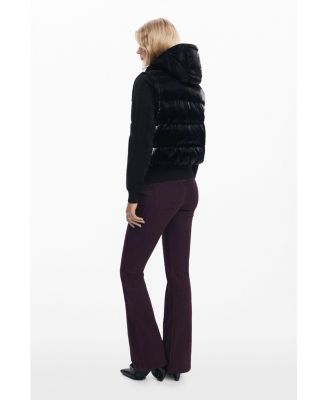 Women's Shiny convertible padded jacket