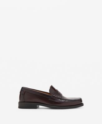 Men's Aged-Leather Loafers