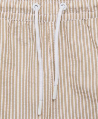 Men's Seersucker Swimming Trunks