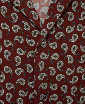 Men's Printed Fluid Regular-Fit Shirt