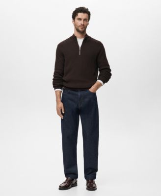 MANGO - Men's Cotton Perkins Neck Sweater