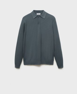 Men's Micro-Structured Cotton Polo Shirt