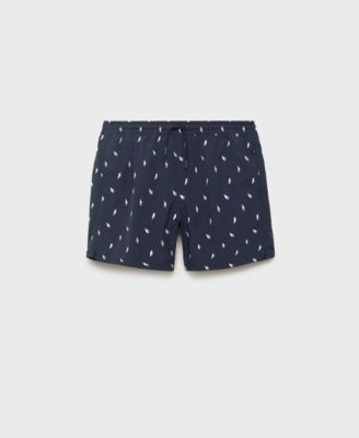 Men's Seashell Print Swimsuit