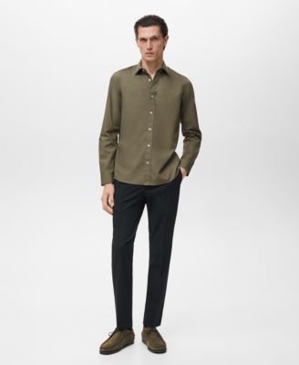 Men's Regular-Fit Cotton Shirt