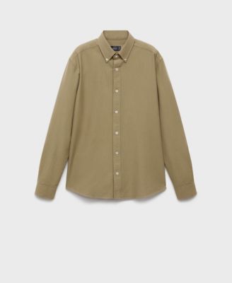 MANGO - Men's Cotton Oxford Shirt
