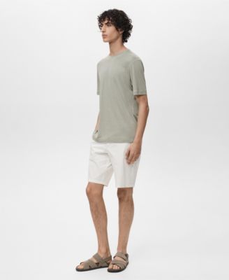 Men's Linen Slim-Fit T-Shirt