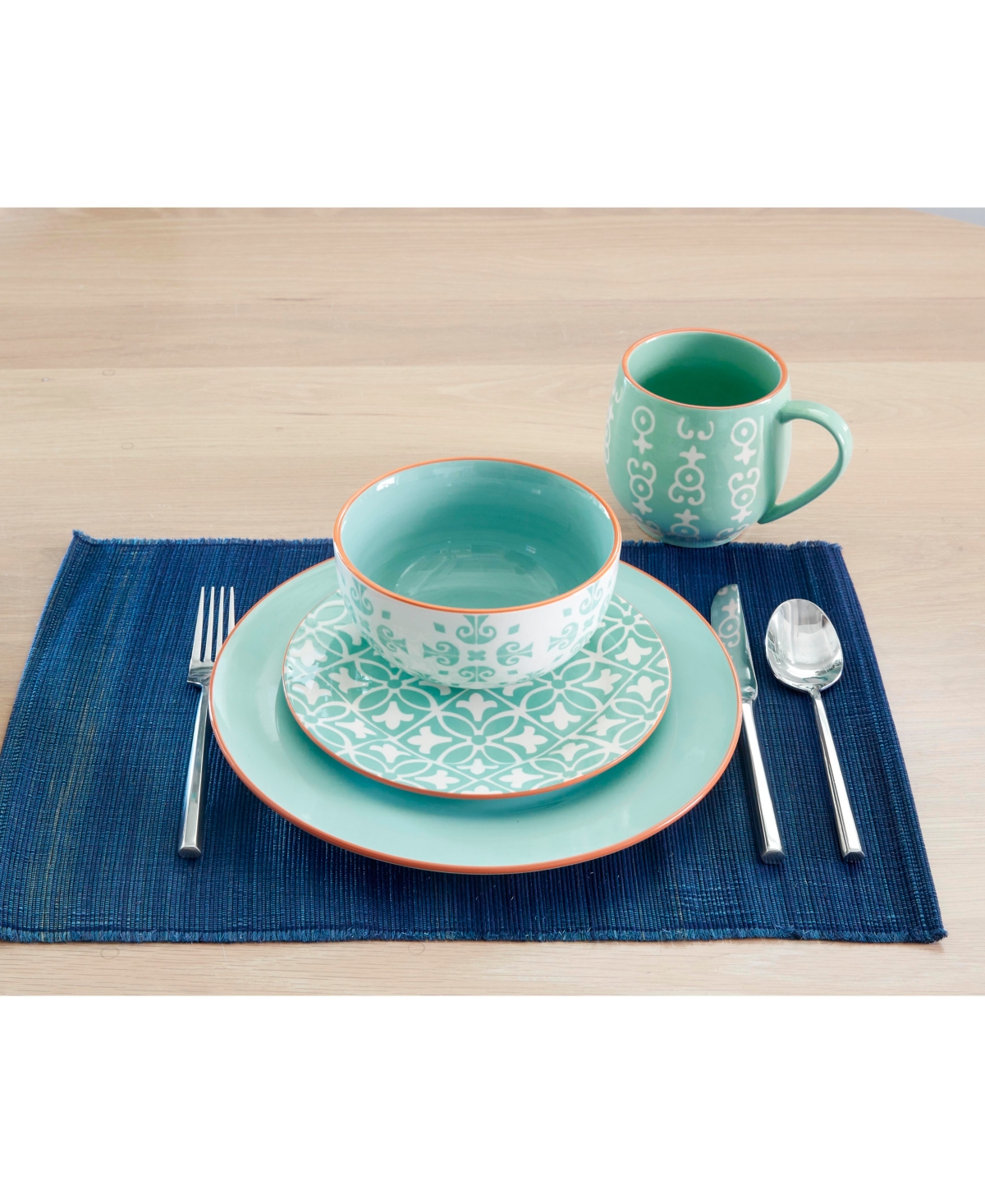 Baum Geo 16 Pc. Dinnerware Set, Service for 4
