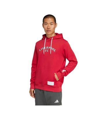 adidas - Men's Red Liverpool US Pack Pullover Hoodie