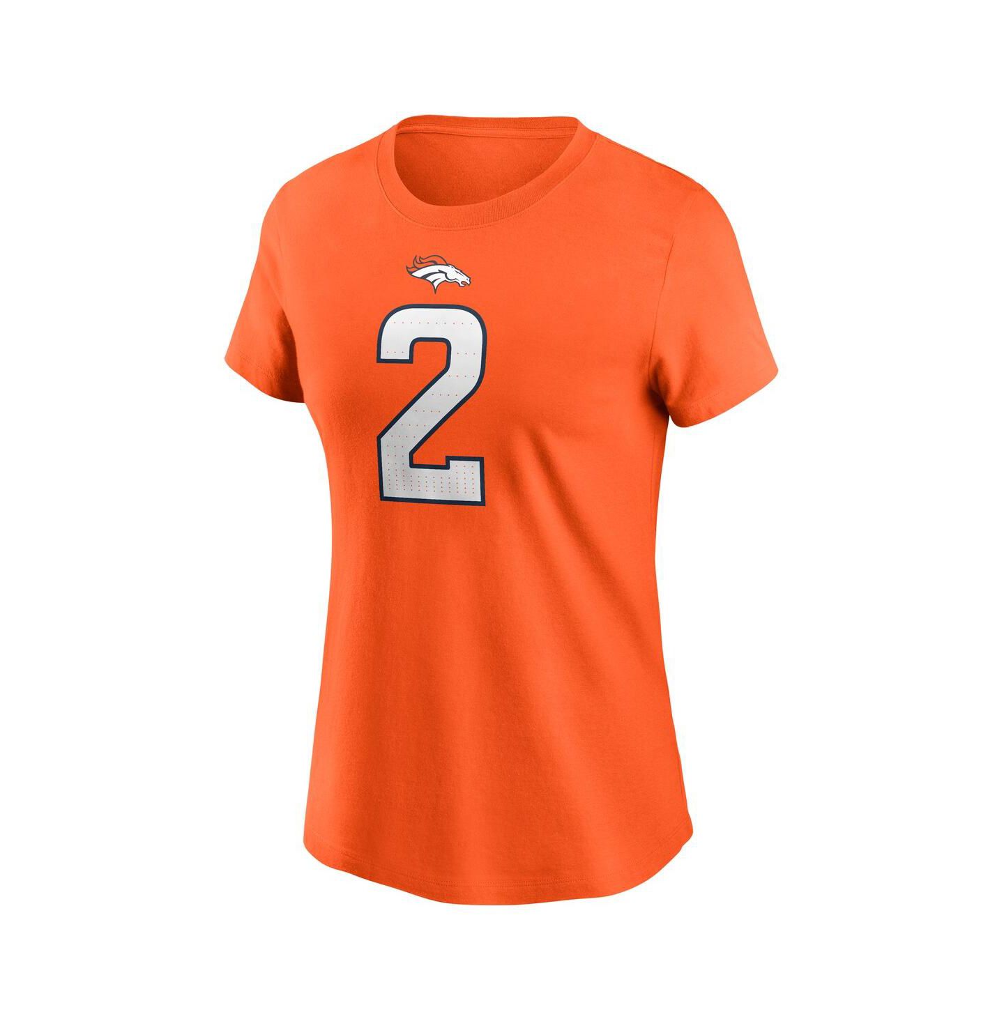 Женская футболка Nike Patrick Surtain II Orange Denver Broncos Player Name & Number — фото 2