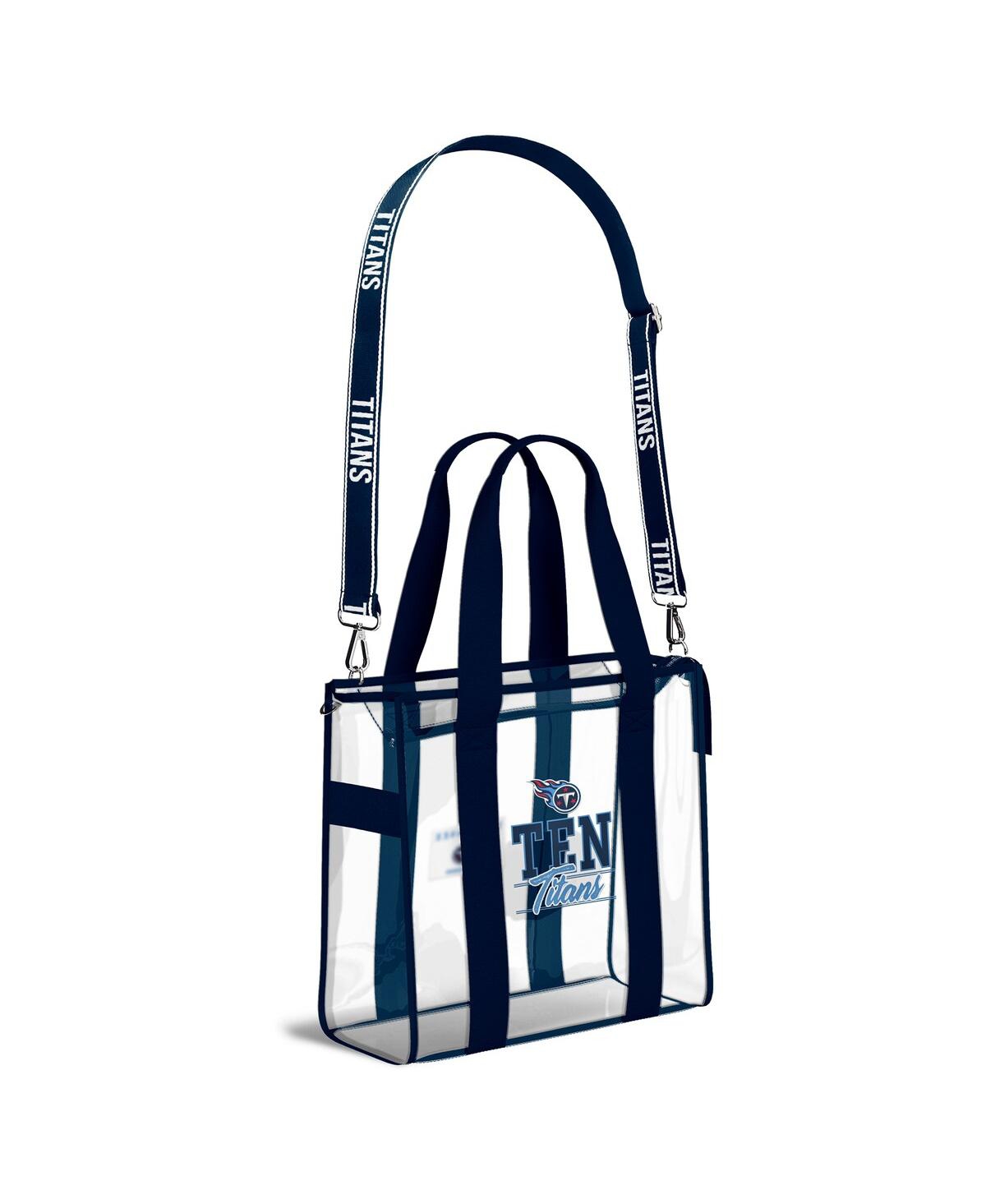 Wear By Erin Andrews Tennessee Titans Stadium Team Color Trim With Tote Bag In Transparent
