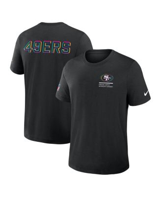 Nike - Men's Black San Francisco 49ers 2025 NFL Crucial Catch Tri-Blend Dri-FIT T-Shirt