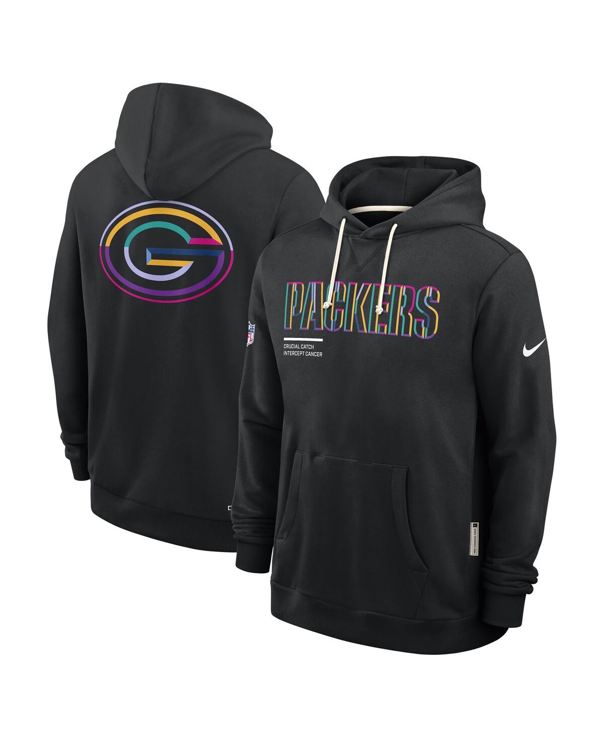 Nike Minnesota Vikings Crucial Catch Sideline  Men's Dri-fit Nfl Pullover Hoodie In Black