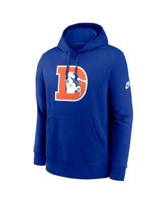 Men's Royal Denver Broncos Club Fleece Pullover Hoodie