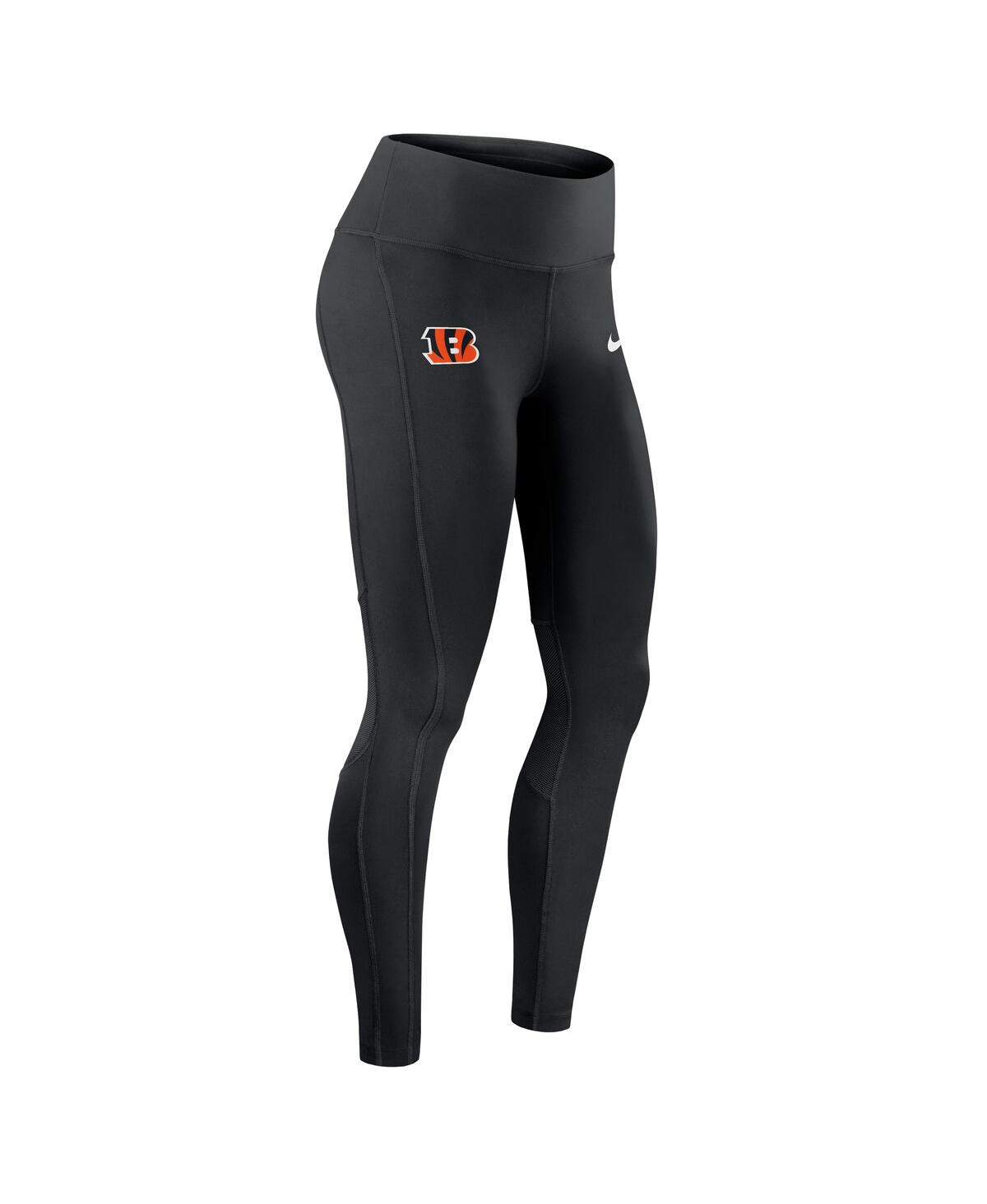 Nike Women's Black Cincinnati Bengals Primetime Epic Fast Dri-fit Leggings In Black