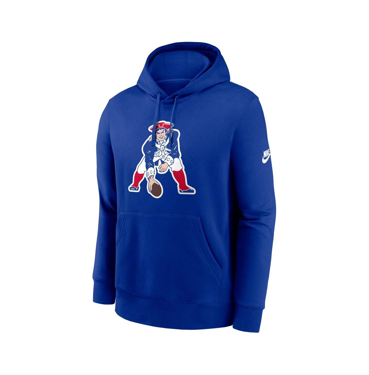 Мужское худи Nike Royal New England Patriots Club Fleece Pullover — фото 2