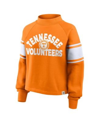 Women's Tennessee Orange Tennessee Volunteers Oversized Hometown Premium Punt Coverage Raglan Pullover Sweatshirt