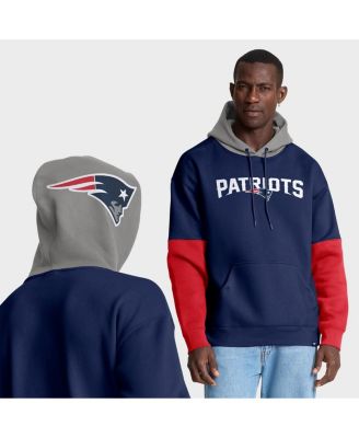 Fanatics - Men's Navy New England Patriots Helmet Pullover Hoodie