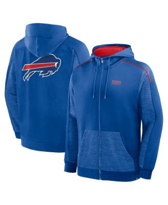 Fanatics - Men's Royal Buffalo Bills Checkdown Pass Full-Zip Hoodie
