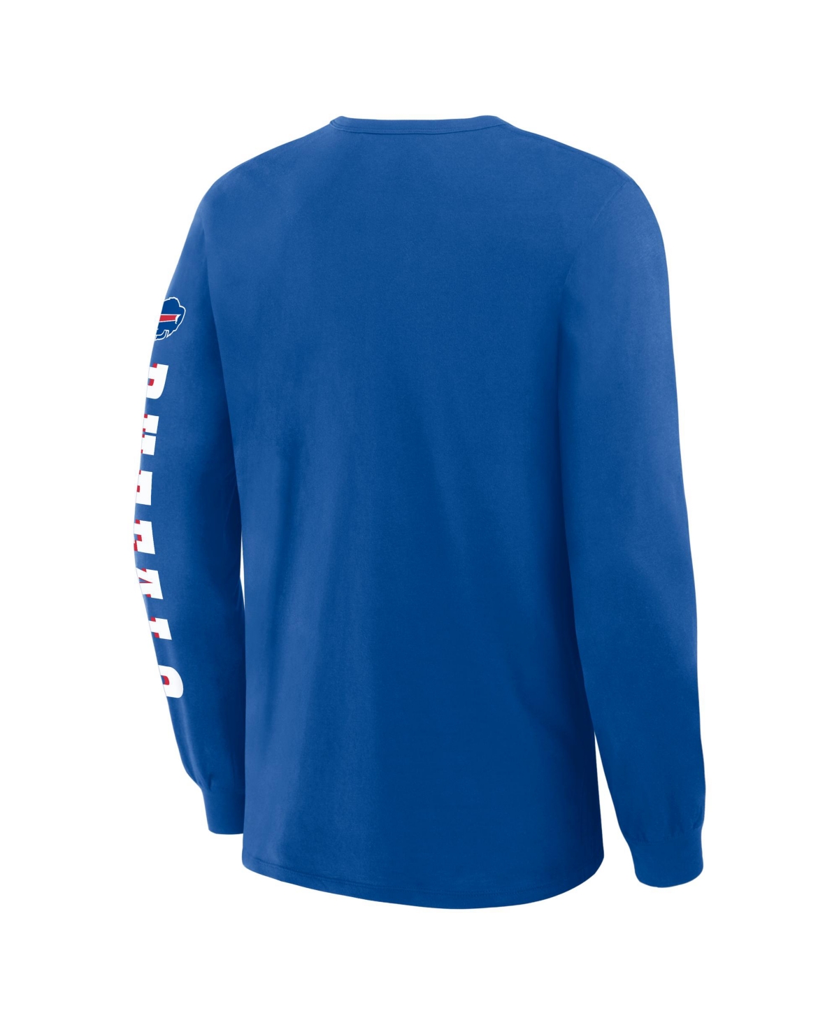 Fanatics Men's Royal Buffalo Bills Hometown Sweep Legacy Long Sleeve T-shirt In Blue