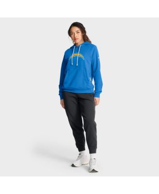 Women's Powder Blue Los Angeles Chargers Sideline Standard Issue&nbsp;Initial Home&nbsp;Dri-FIT Hoodie