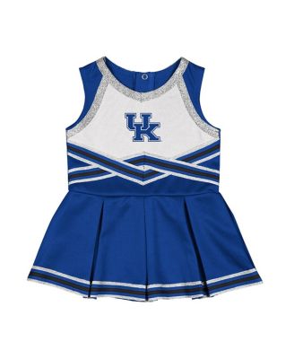Girls Baby Boys and Girls Royal Kentucky Wildcats Lollipop Park Cheer Dress