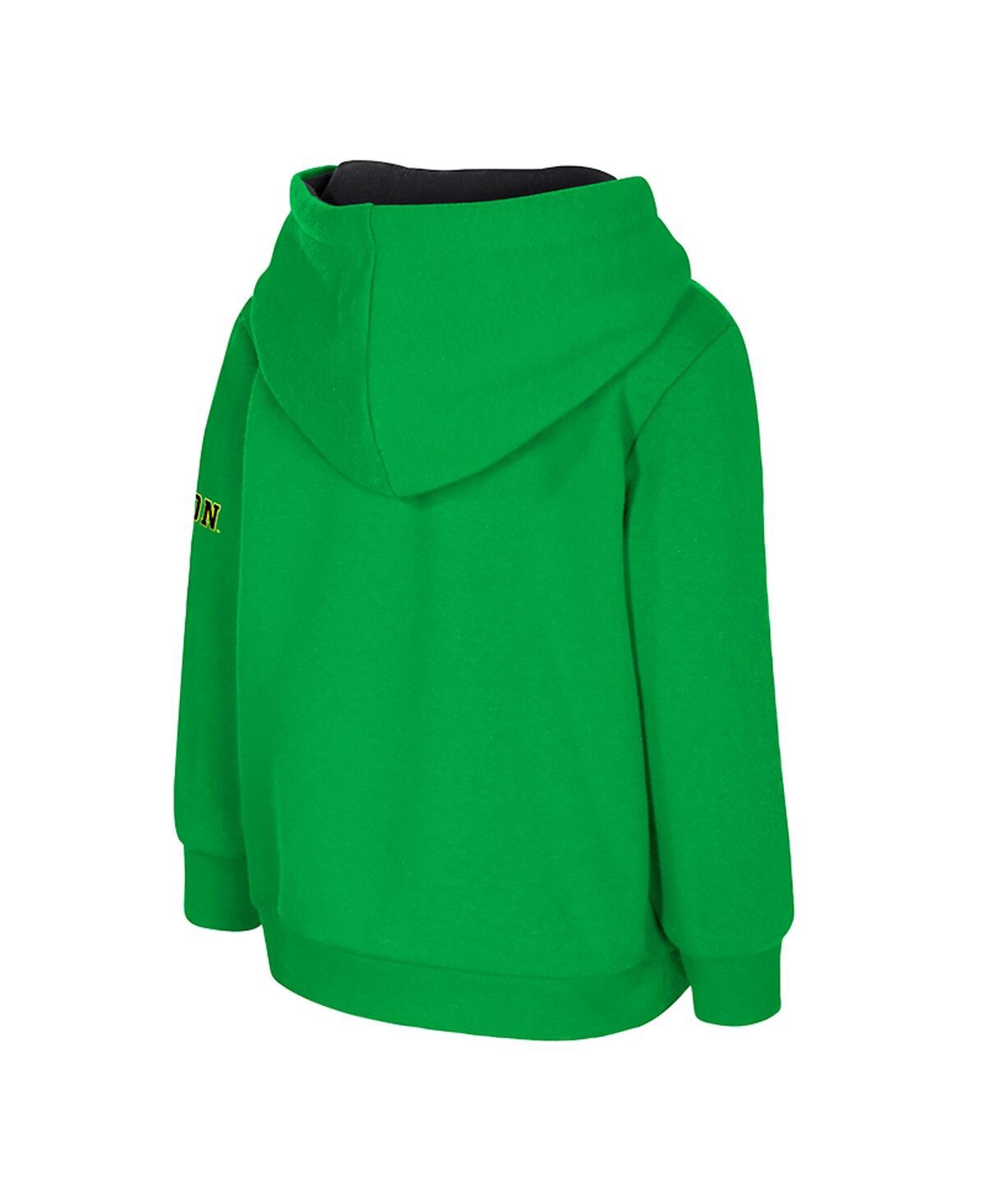 Colosseum Toddler Green Oregon Ducks Big Logo Volume Fleece Pullover Hoodie In Green