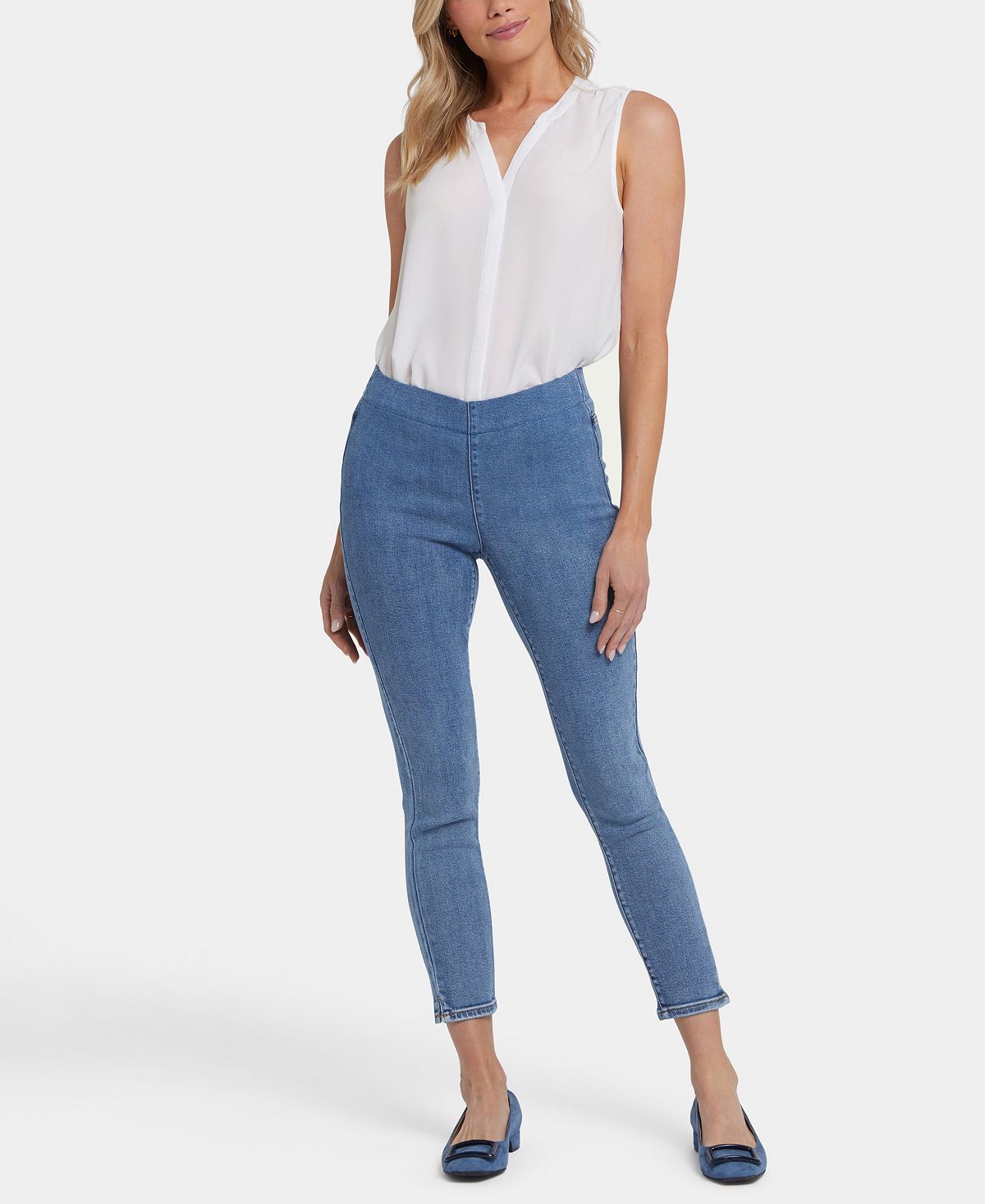NYDJ Women's Ami Skinny Ankle Pull-On Jeans view 1 — MAYCSS fashion products