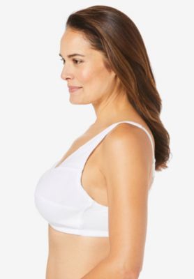 Women's 3-Pack Front-Close Cotton Wireless Bra