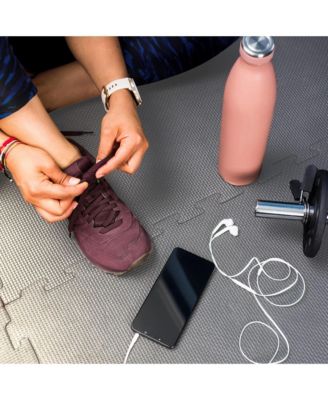 48 Sq Ft Interlocking EVA Foam Exercise Mat Tiles, Black