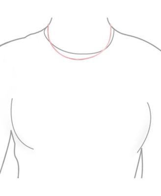 Set of Three Satin Cord Necklaces Multi Colors 16 Inch with Silver Clasp