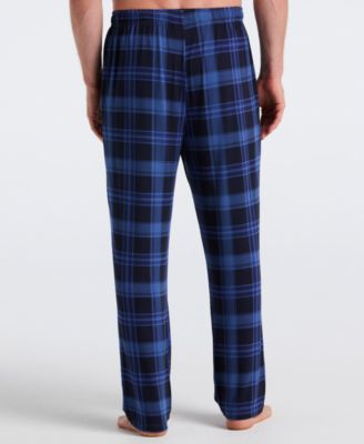 Men's Deluxe Touch Plaid Print Pajama Pants