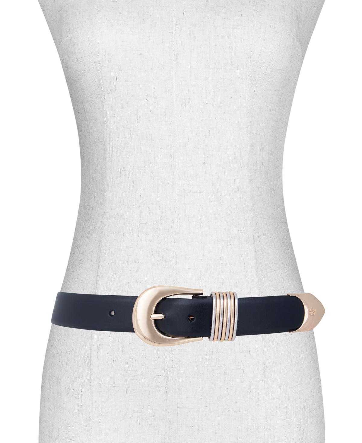 Michael Kors Women's Leather Belt In Black