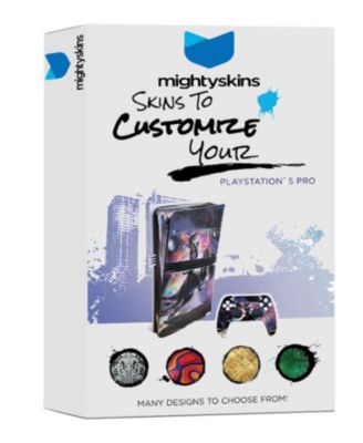 PlayStation 5 Pro Digital Bundle with Disc Drive, Extra Controller, Vertical Stand, MightySkins Voucher and 1 Year Extended Warranty - Chroma Ind