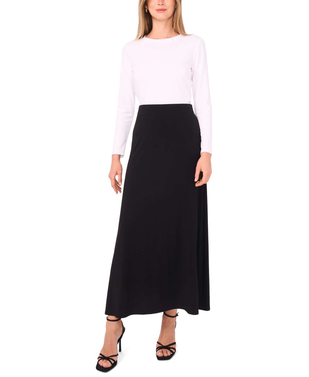 Vince Camuto Women's A-line Maxi Skirt In Black