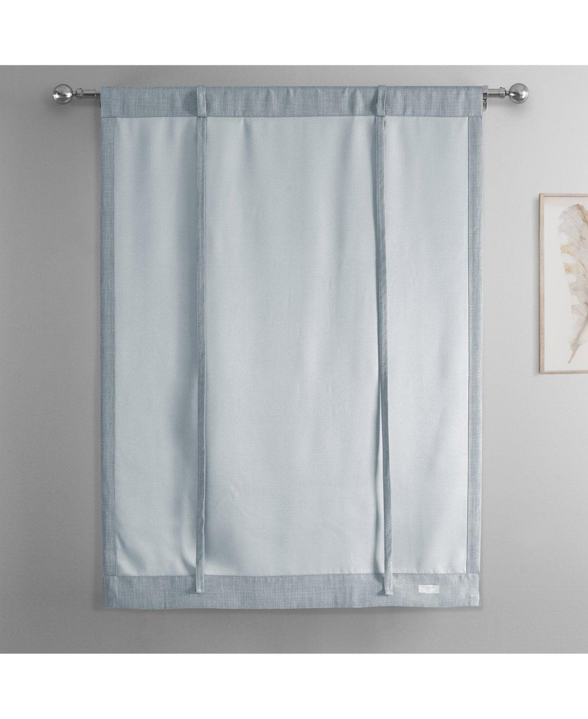 Half Price Drapes Faux Linen Room Darkening Tie-Up Window Shade