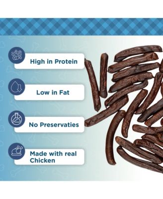 4”-5” Beef Flavored Chicken Sausage Dog Treats – 15 Count Bag – Soft & Chewy