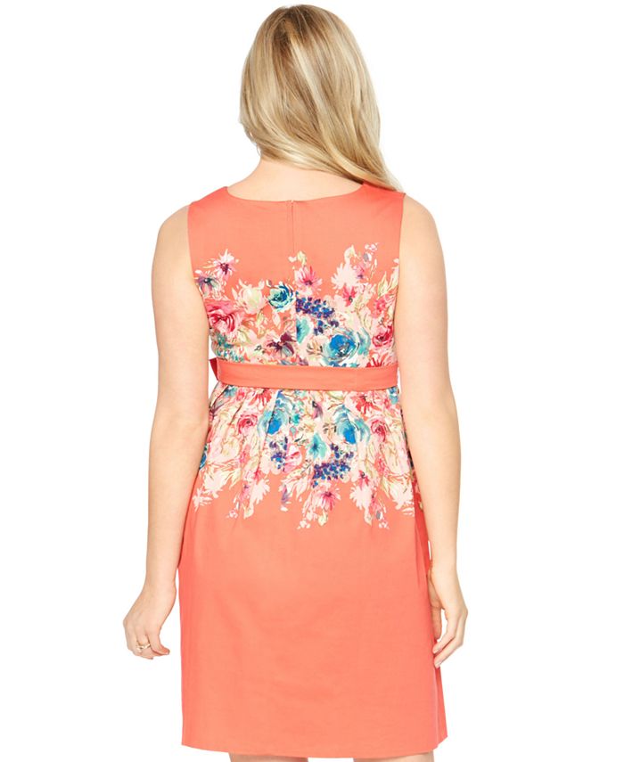 Motherhood Maternity FloralPrint Dress Macy's